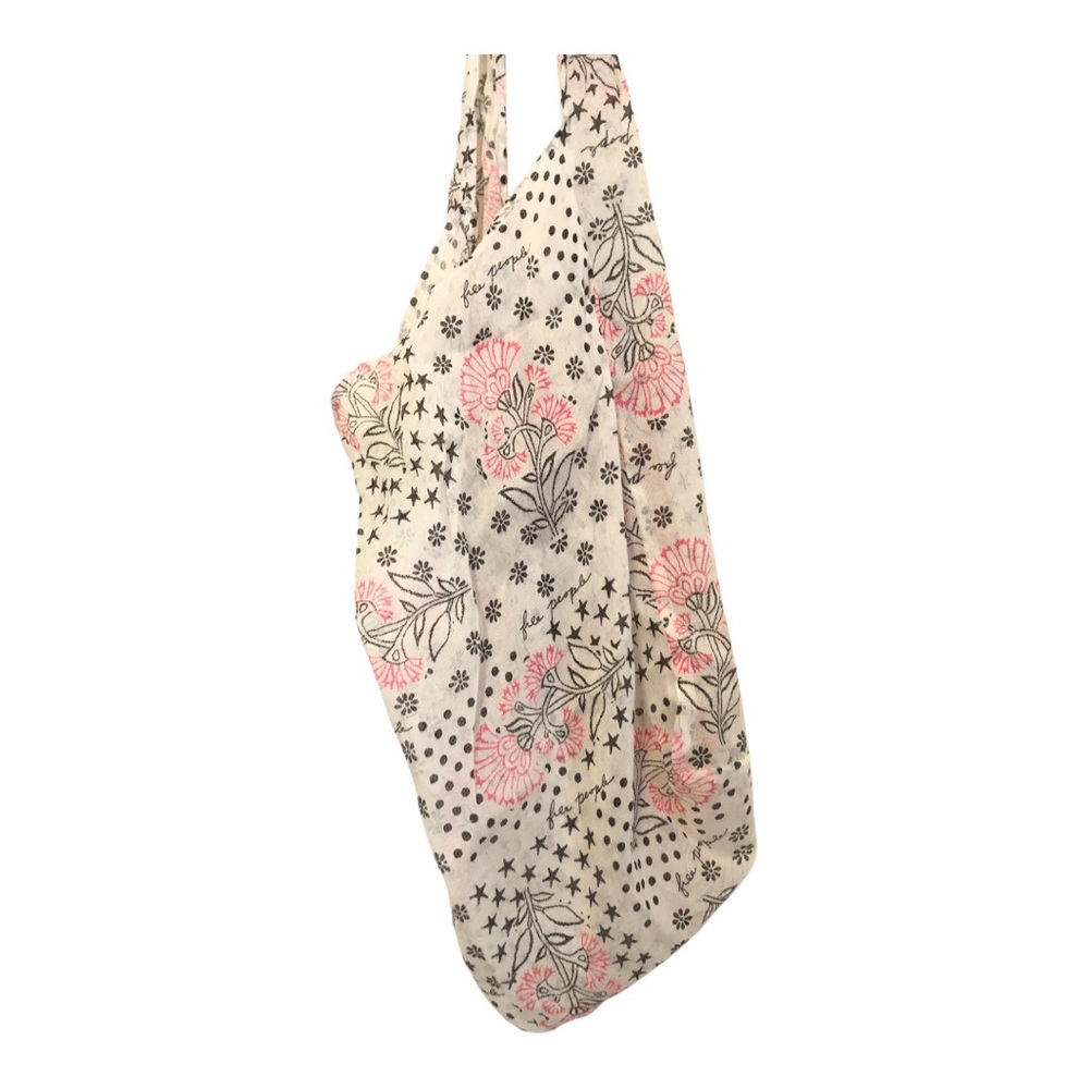 Free People Cloth Tote Shopping Tote Beach Bag - Picture 4 of 6